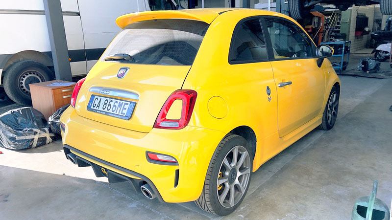 ABARTH 500 1.4 CC 146 CV MOD 05-2020 EYRO 6D ME 77000 KM 12.500 ART 36